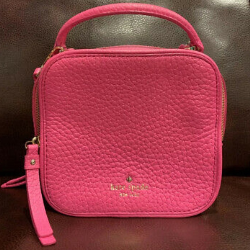 Kate Spade Hot Pink Box Crossbody Bag